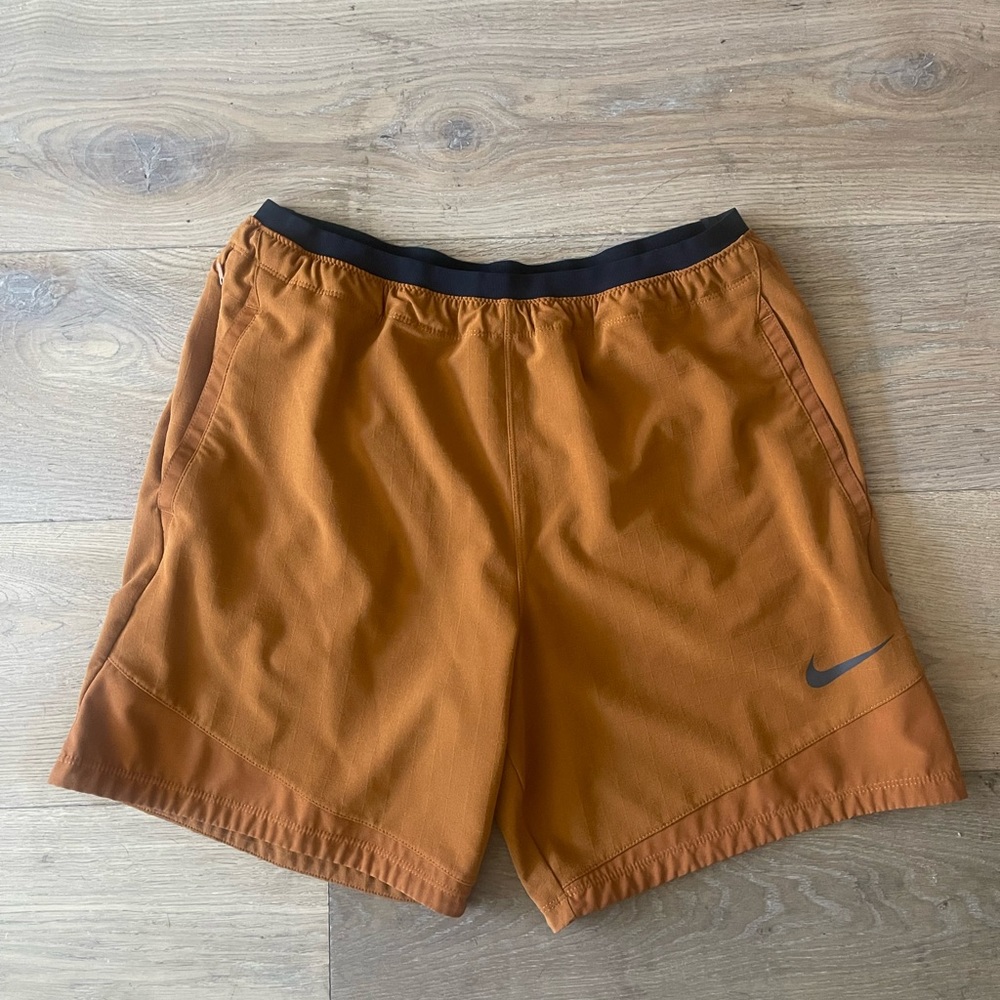 Nike Pro Flex Vent Shorts - Large - Burnt Orange (RN#56323 / CA#05553)